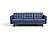 Venere 9030 Navy Blue Leather Sofa by BH Furniture