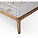Perrine Wood Rectangular Cocktail Table in Soft Graphite Gray by Bassett Mirror