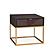 Beader Rectangular End Table by Bassett Mirror