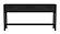 Pentak Console Table Black by Bassett Mirror