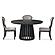 Mateo Round Dining Table by Bassett Mirror