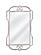 Carthage Wall Mirror by Bassett Mirror