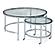 Patinoire Round Cocktail Table on Casters by Bassett Mirror