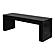 Lazarus Outdoor Bench Black by Moe's Home Collection