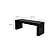 Lazarus Outdoor Bench Black by Moe's Home Collection