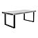 Jedrik Large Outdoor Dining Table Dark Grey by Moe's Home Collection