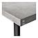 Jedrik Large Outdoor Dining Table Dark Grey by Moe's Home Collection