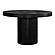 Cassius Round Outdoor Dining Table Black by Moe's Home Collection