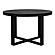 Jedrik Round Outdoor Dining Table Black by Moe's Home Collection