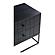 Atelier Nightstand Black by Moe's Home Collection