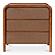 Rye 3 Drawer Chest Warm Brown by Moe's Home Collection