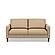 Bliss Sofa Bed Sleeper Matrix Desert Fabric by Slofa