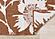 Bristol Orange Cream Floral Pattern Rug by Kalora
