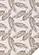 Bristol Beige Cream Leaf Motif Reversible Rug by Kalora