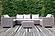 Bristol Green Cream Striped Reversible Rug by Kalora