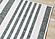 Bristol Green Cream Striped Reversible Rug by Kalora