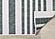 Bristol Green Cream Striped Reversible Rug by Kalora