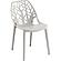 Modern Cornelia Dining Chair, Set of 2, Solid Grey by LeisureMod