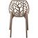 Modern Cornelia Dining Chair, Set of 2, Solid Taupe by LeisureMod