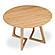 Godenza Round Dining Table Oak by Moe's Home Collection