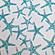 Starfish Aqua Futon Cover by CottonBelle