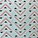 Triangle Aqua Futon Cover by CottonBelle