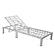 Chelsea Modern Outdoor Weathered Grey Chaise Lounge Chair Set of 2 With Side Table & Cushions, Red by LeisureMod