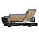 Armada Air Upholstered Lounge Sectional w/Storage, Grey/Black-PU Polyester by Casamode