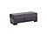 Armada Air Lounge Sectional Ottoman 101 Microfiber Gray by Casamode