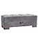 Armada Lounge Sectional Ottoman 1 Microfiber Gray by Casamode