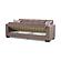 Armada Upholstered Convertible Sofabed w/Storage, #12 Brown - Chenille by Casamode