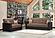 Armada Upholstered Convertible Sofabed w/Storage, #14 Brown/Brown - Chenille/PU by Casamode