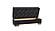 Armada X Lounge Sectional Ottoman 303 Microfiber Black by Casamode