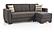Barato Fabric Convertible Lounge Sectional w/Storage - Dark Brown by Casamode