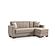 Barato Fabric Convertible Lounge Sectional w/Storage - Brown by Casamode