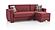 Barato Fabric Convertible Lounge Sectional w/Storage - Burgundy by Casamode