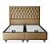 Casabed - Bed Frame - Beige by Casamode