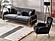 Escalade Upholstered Modern Accent Chair - Black by Casamode