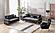 Escalade Upholstered Modern Accent Chair - Black by Casamode