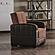 Maya Convertible Armchair w/Storage - Brown by Casamode