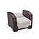 Maya Convertible Armchair w/Storage - Cream by Casamode