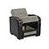 Maya Convertible Armchair w/Storage - Gray by Casamode