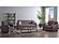 Saphire Convertible Armchair w/Storage - Brown by Casamode