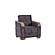 Saphire Convertible Armchair w/Storage - Brown by Casamode
