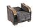 Saphire Convertible Armchair w/Storage - Gray by Casamode