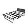 Vito Folding Bed Double Size - White by Casamode