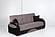 Yafah Upholstered Convertible Sofabed w/Storage, Gray by Casamode