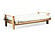 Ele Futon Frame - Solid Beech Wood Hand Rub Natural Oil Finish by Comfort Pure
