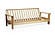 Ele Futon Frame - Solid Beech Wood Hand Rub Natural Oil Finish by Comfort Pure