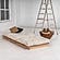 Hakone Twin Tri-Fold Futon Frame - Solid Beech Wood Hand Rub Natural Oil Finish by Prestige